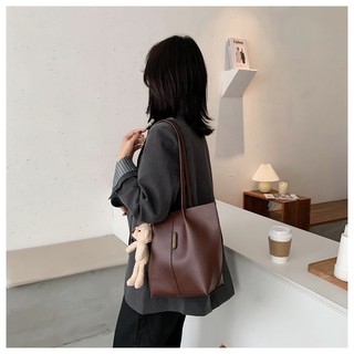 TÚI TẶNG KÈM MÓC KHOÁ GẤU, TÚI XÁCH DA PU HÀN QUỐC BIGSIZE 2020 QB16