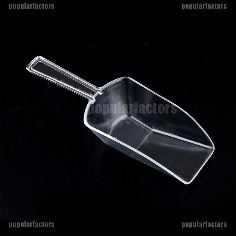 Bộ 3 Muỗng Múc Kem Bằng Nhựa Trong Suốt Dùng Cho Tiệc Cưới / Quán Bar