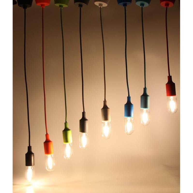 Bộ 3 dây đèn thả bóng đèn Led trang trí Edison T45 4W