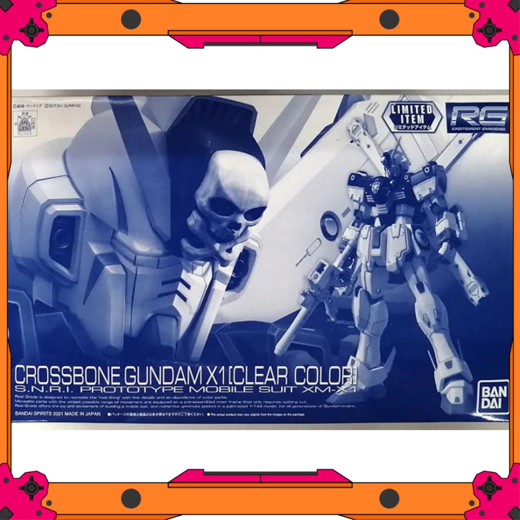 Mô Hình Gundam RG Crossbone Gundam X1 Clear Color (Limited)