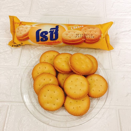 Combo 10 cây Bánh Quy Rosy Thái Lan- Phô Mai 110g *10 béo thơm cực ngon
