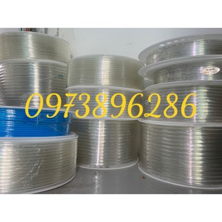 Ống khí cao áp Ống PU 4*25 Dây hơi khí nén Dây khí nén trong suốt cuộn 100 mét