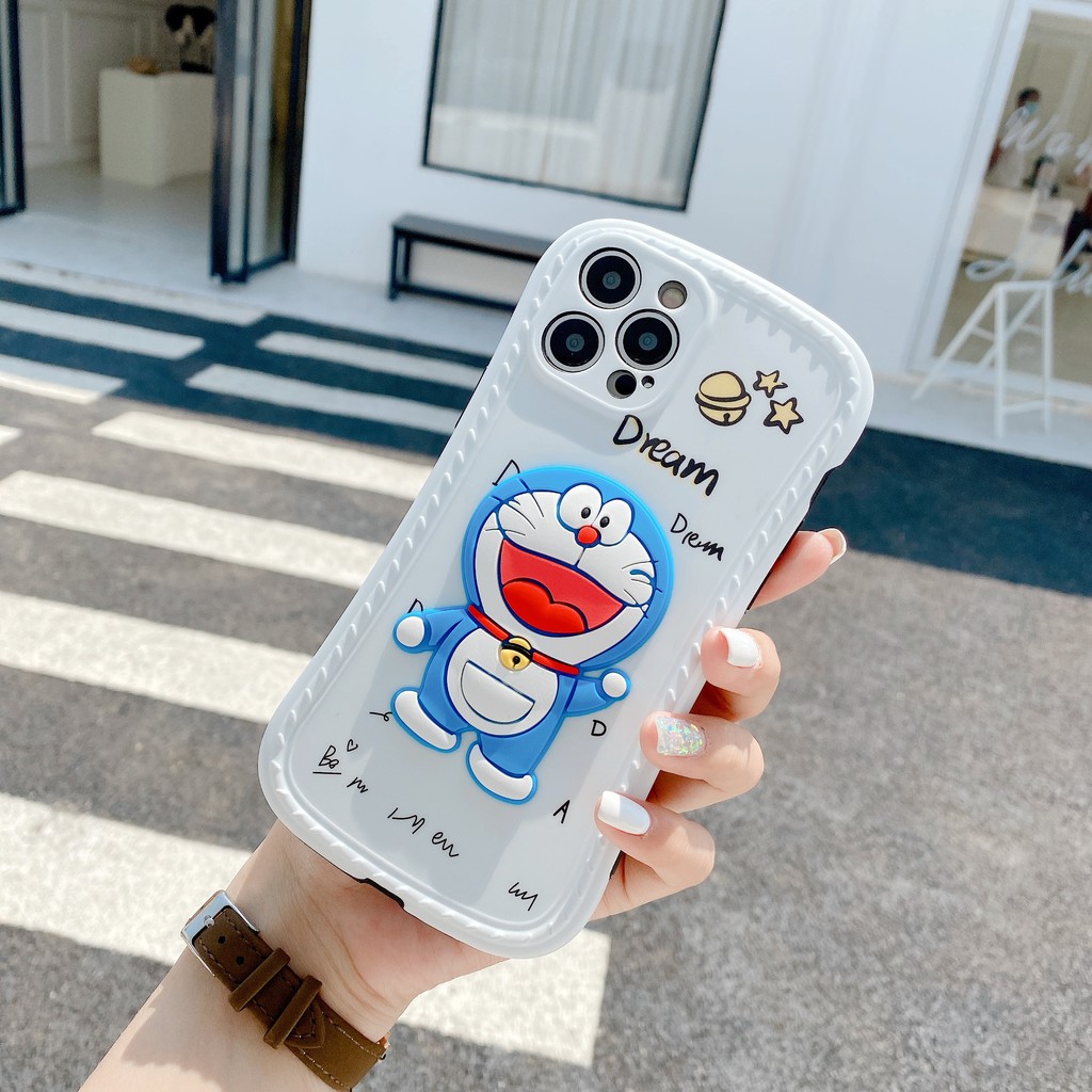 Ốp Lưng Tpu Hình Doraemon 3d Cho Iphone 12 Pro Max 11 Pro Max Xs Max Xr X 7 8 Plus Plus