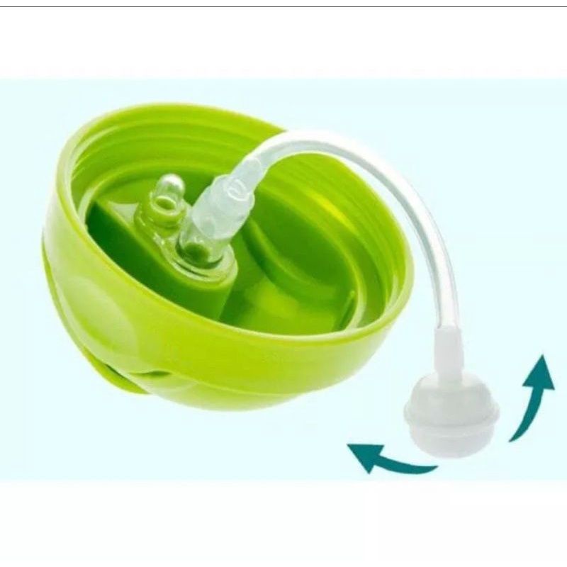 nắp tập uống kèm ống hút silicon cho bình sữa comotomo,dùng cho cả bình 150ml và 250ml