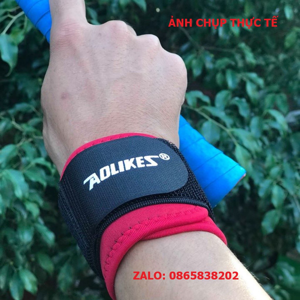 ⚡Chuyên Bán Sỉ⚡ Băng bảo vệ-Dây cuốn cổ tay Aolike Cầu lông Tập Gym Thể dục Thể Hình Cử tạ Nén Nam và Nữ Cử tạ