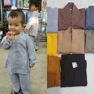 [ 7-40KG ] LA HÁN BÉ TRAI - SET PHẬT TỬ ĐI LỄ CHÙA - ĐỒ LAM ĐI CHÙA