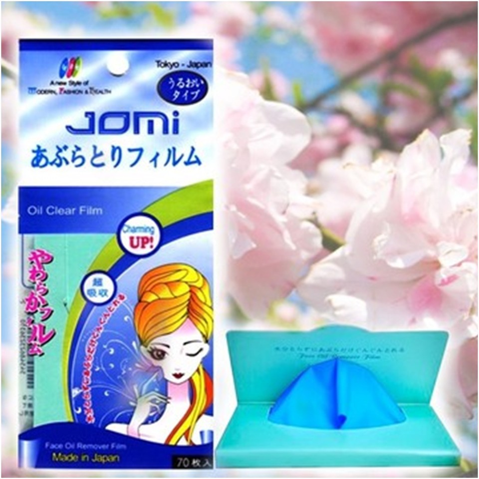 Giấy Thấm Dầu Jomi Nhật Bản Thấm Dầu Dạng Phim Japan Oil Clear Film (70 Miếng) | BigBuy360 - bigbuy360.vn
