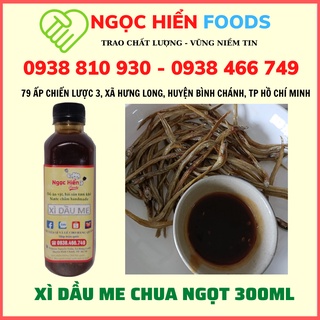 Xì dầu me, nước tương me chua ngọt siêu ngon chấm cá khô chai 300ml, NGỌC HIỂN FOODS