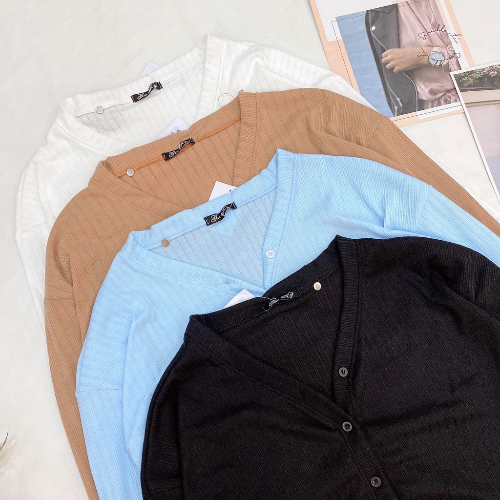 [Mã FATHANG5 giảm 10K đơn 50K]  Áo khoác len xốp 02 | BigBuy360 - bigbuy360.vn