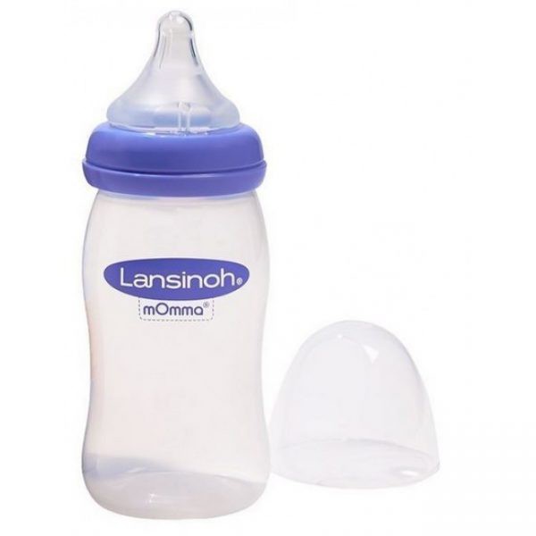  Bình Sữa Cổ Rộng LANSINOH MOMMA 160ml/240ml - HÀNG CHÍNH HÃNG