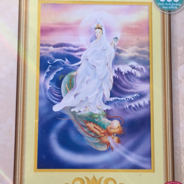 Tranh đính đá long đầu quan âm al77667