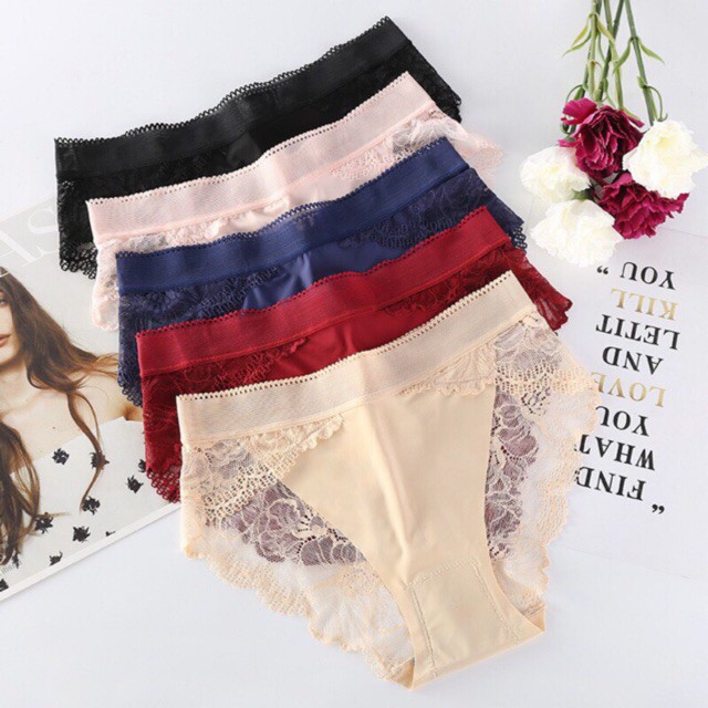 [Mã 12FASHIONSALE1 giảm 10K đơn 50K] Quần Lót Su Hoa Pha Ren Thái Cao Cấp. | BigBuy360 - bigbuy360.vn