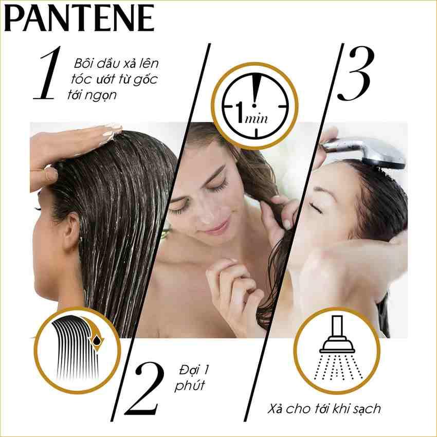 Dầu gội siêu to Pantene Mượt mà óng ả (Xanh) 1800ml tặng kèm 20 lưỡi lam London