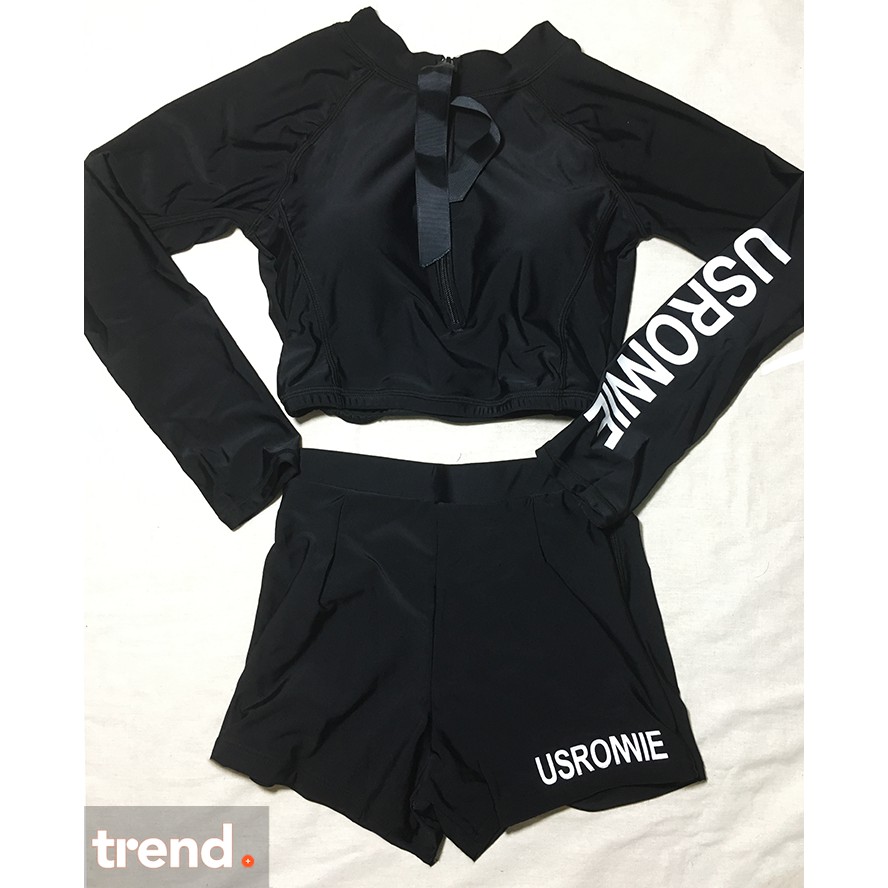 Đồ bơi nữ croptop tay dài usronnie cao cấp CÓ SẴN | BigBuy360 - bigbuy360.vn