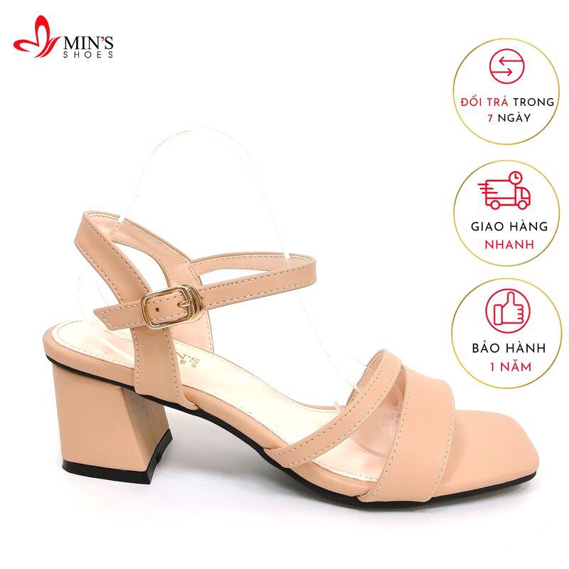 Min's Shoes - Giày Xăng Đan Da Mềm Quai Ngang S292