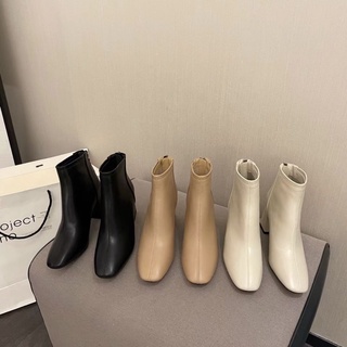 Bốt khoá sau gót 5p - Bunny Shoes