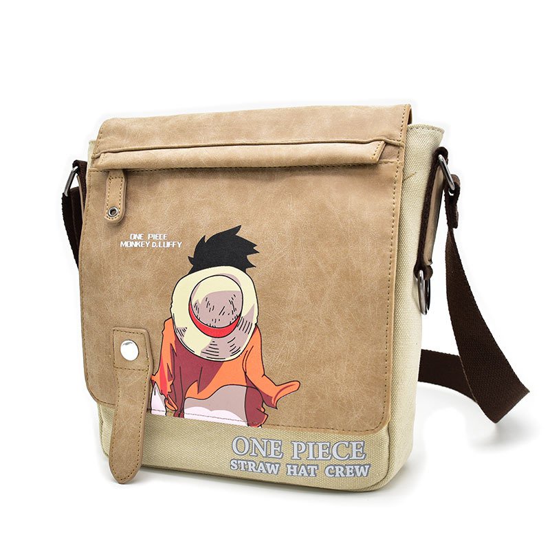 Túi Đeo Chéo Canvas In Hình Anime One Piece Độc Đáo