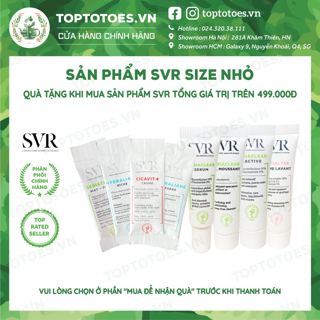 Kem dưỡng SVR Sebiaclear [QUÀ TẶNG KÈM ĐƠN HÀNG]