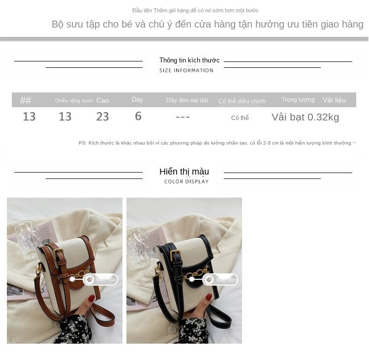 Small Bag Bag Summer-Style 2021 New-Fashion Canvas Shoulder Bag Popular This Year Crossbody Mobile Phone Pouch