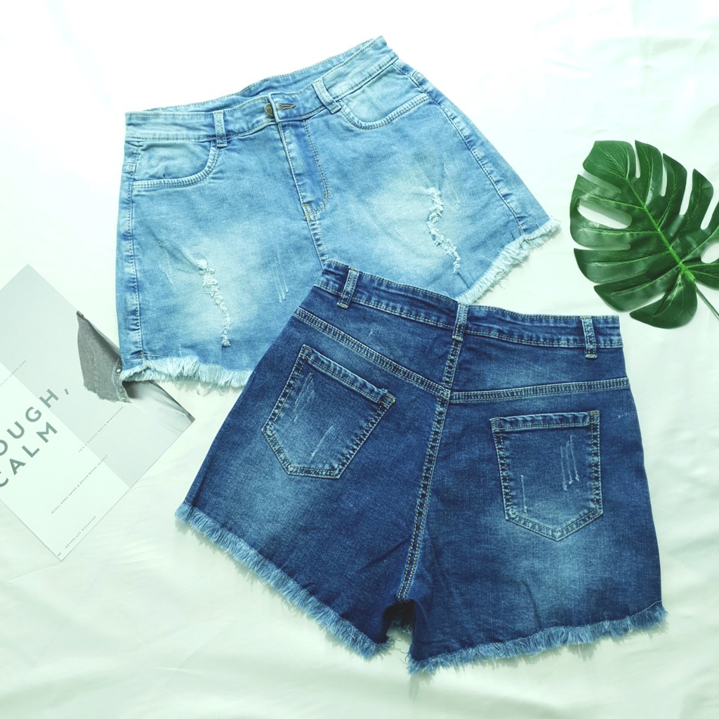 Quần sọc váy jean co giãn Chollima VJ05
