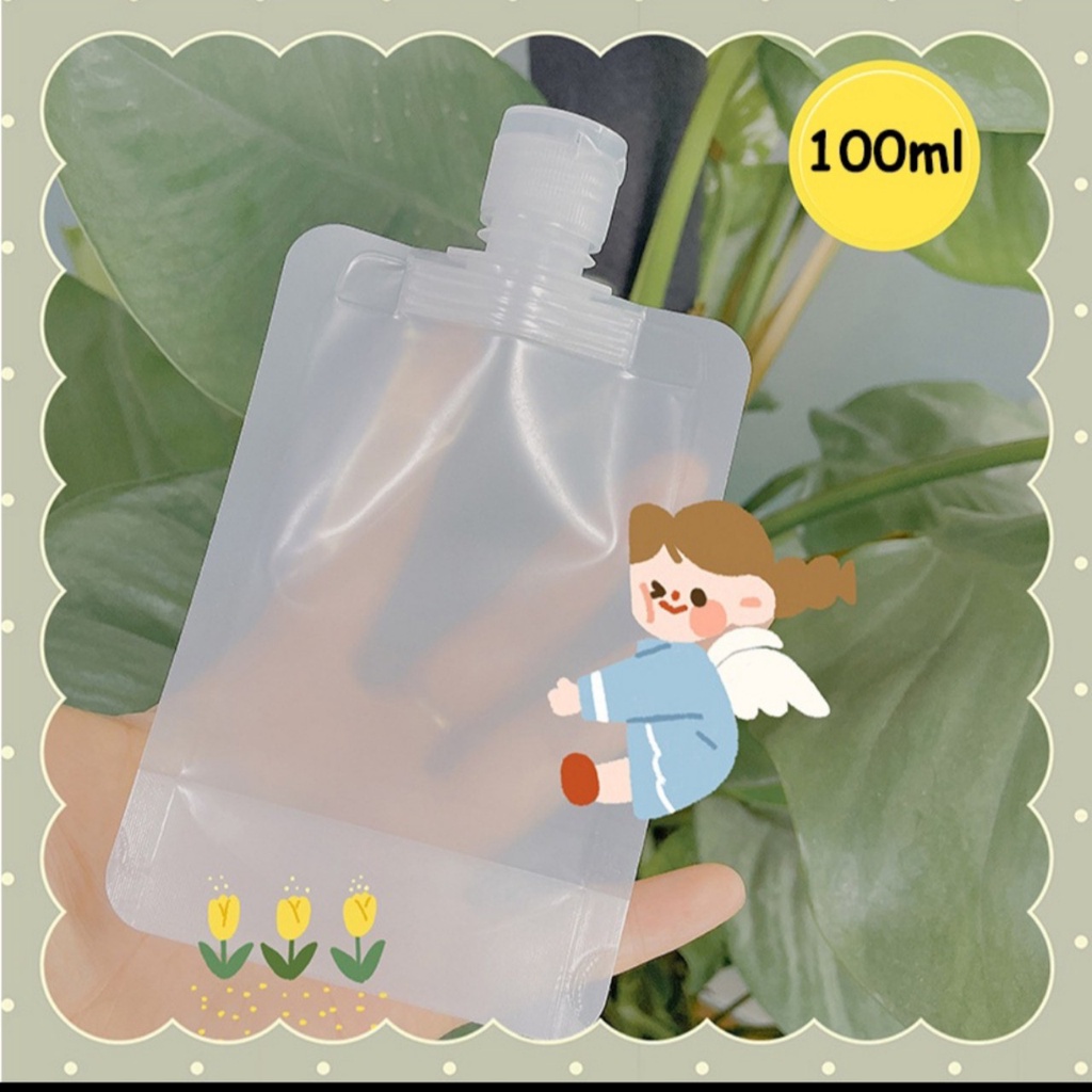 Túi Zip đựng mỹ phẩm du lịch tiện lợi 30ml/50ml/100ml