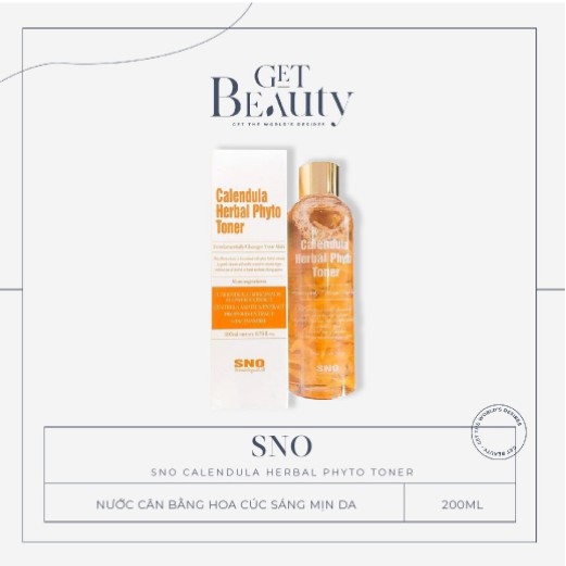 NƯỚC CÂN BẰNG TỪ HOA CÚC SNO CALENDULA HERBAL PHYTO TONER 200ML