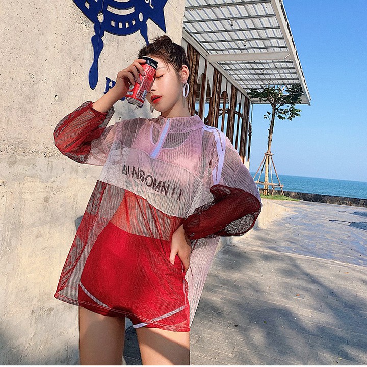 ⏩⏩ Bộ đồ bơi nữ thể thao áo lưới 3 mảnh nhiều mẫu - ảnh thật