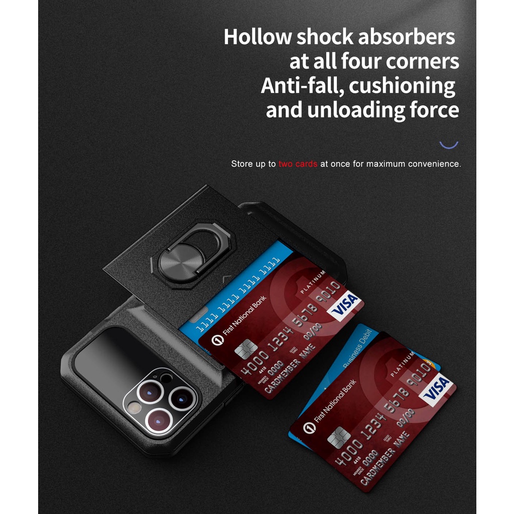 Ốp Điện Thoại Dạng Giáp Chống Sốc Đa Năng 3 Trong 1 Cho iPhone 11 12 13 pro promax x xs xr xsmax 7 8 plus