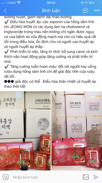 [HÀNG MỚI VỀ] NƯỚC HỒNG SÂM LINH CHI JEONGWON CAO CẤP HÀN QUỐC