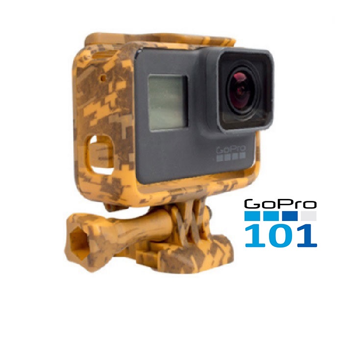 Khung nhựa Rằn Ri bảo vệ cho Gopro 5,6,7 Camoflage Case GoPro 5, 6, 7 - GoPro101