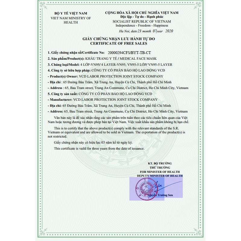 Khẩu trang 4 lớp kháng khuẩn VCD (bịch zip/3 cái) | BigBuy360 - bigbuy360.vn