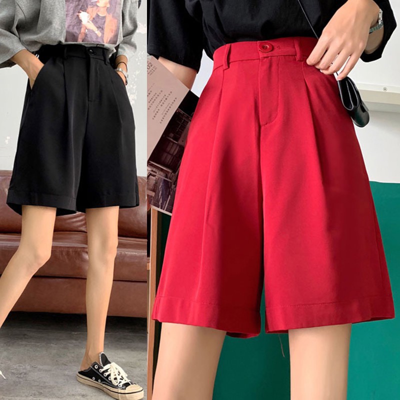 Quần Dài Lưng Cao Màu Trơn Thời Trang Cho Nữ