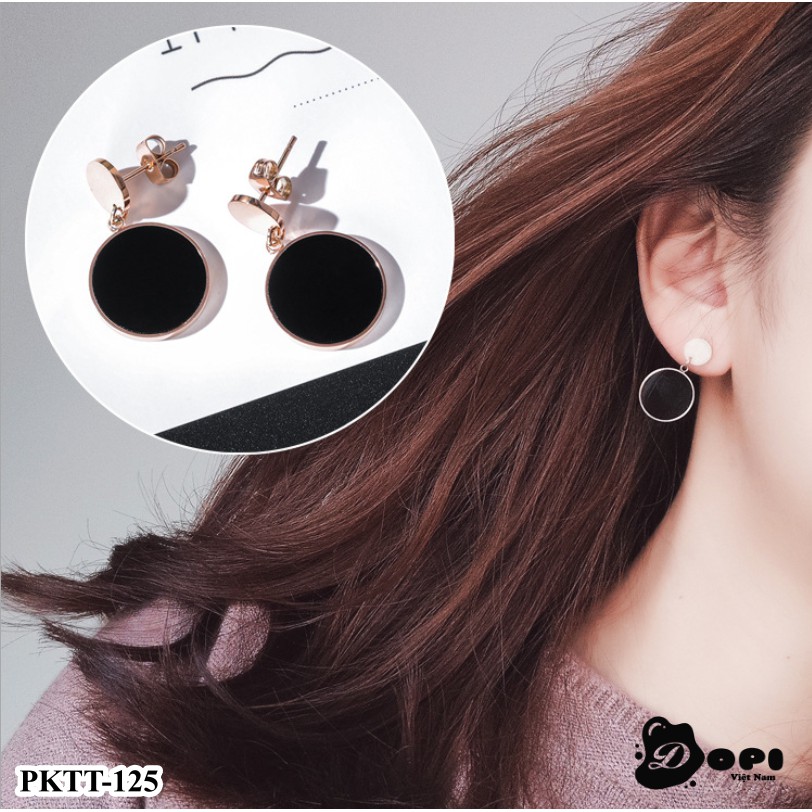 Bông tai form ngắn cá tính