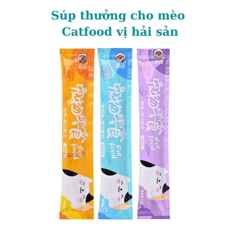 [HÀ NỘI] Súp thưởng cho chó mèo thú cưng tổng hợp nhiều vị 15g