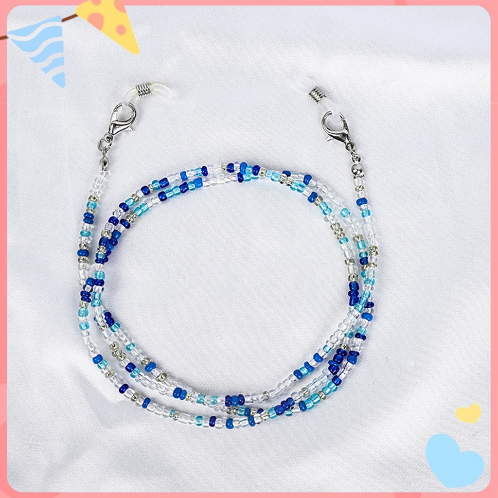 Dây Đeo Mắt Kính Xỏ Hạt Nhiều Màu Sắc Mang Đi Tiện Dụng