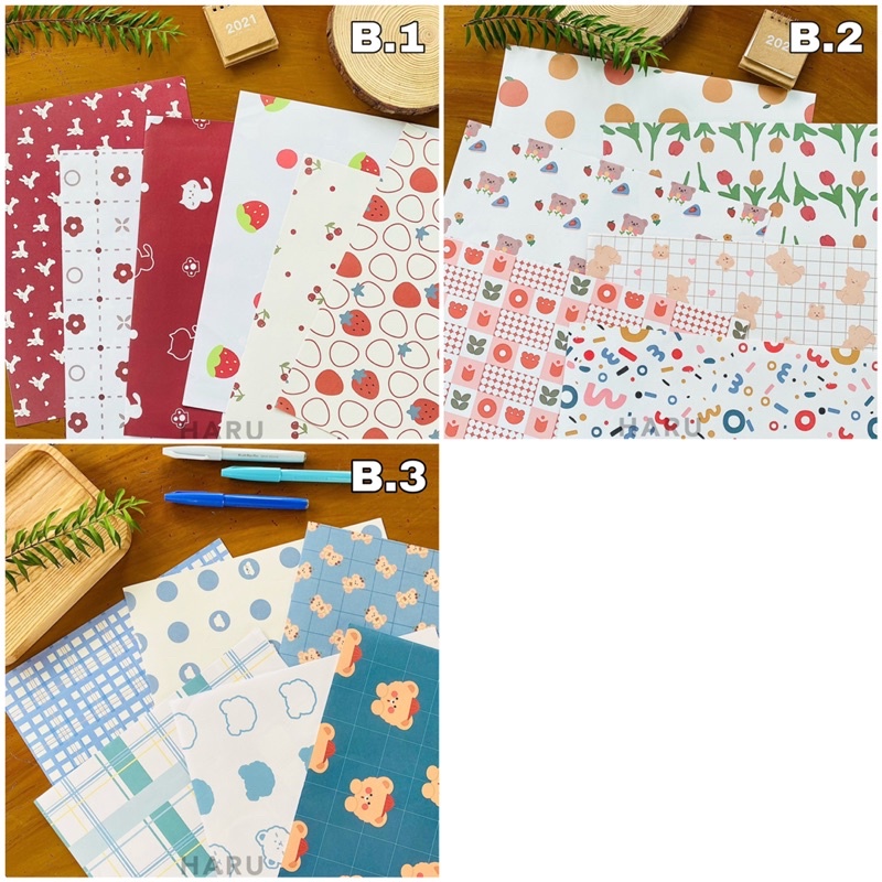 [GIẤY BAO TẬP VỞ / GIẤY GÓI QUÀ] Giấy bao tập vở Wrapping Paper