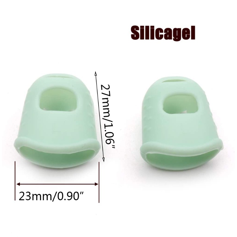 Găng Tay Silicone Rỗng Thoáng Khí Bảo Vệ Ngón Tay Kalimba DIY