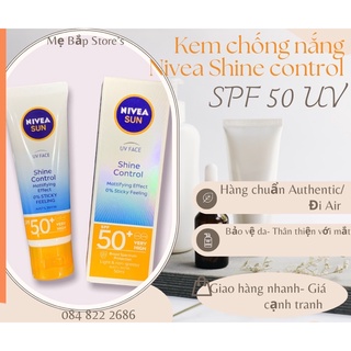 Kem chống nắng nivea shine control spf 50 uv face
