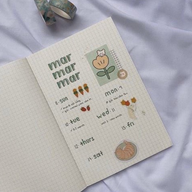 Sổ Note For A5 Basic-Grid