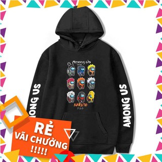 Áo hoodie among us anime naruto mẫu mới cực chất