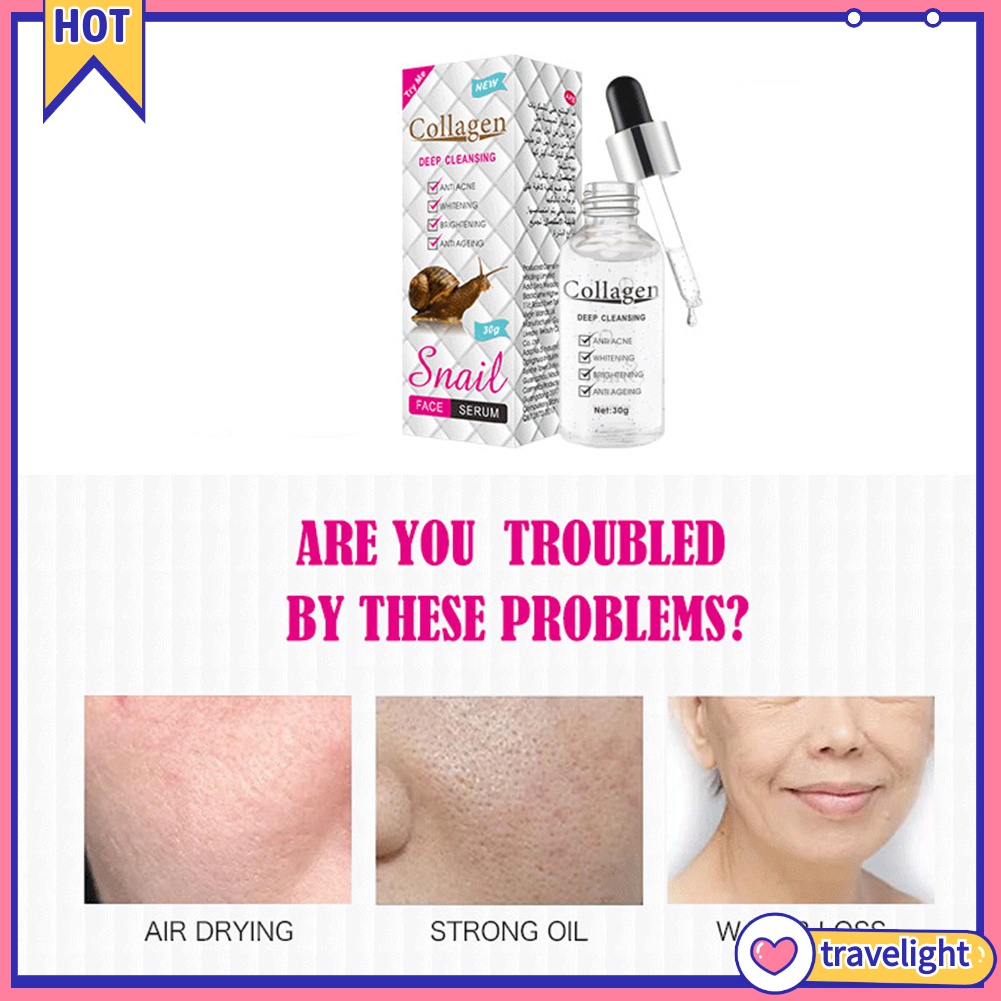 [Hàng mới về] Tinh chất Collagen ốc sên dưỡng ẩm làm trắng da và chống lão hóa