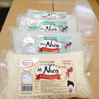 Combo 5 bún 5 mỳ nưa không carb ăn Keto, Das Giá 280