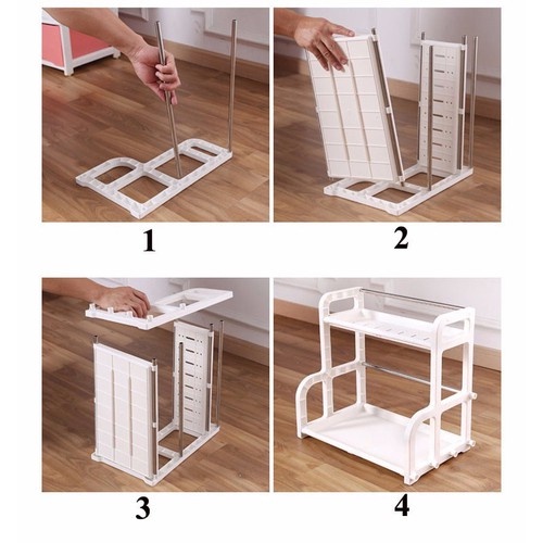 Kệ để đồ gia vị 2 tầng chữ H - VN