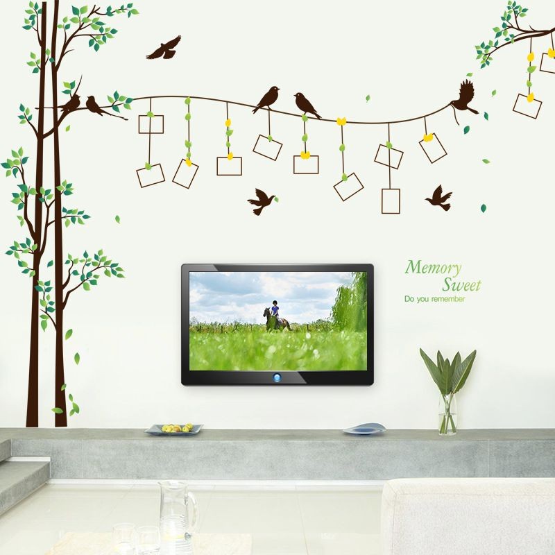 Decal dán tường Cây treo ảnh 9 - DCX042
