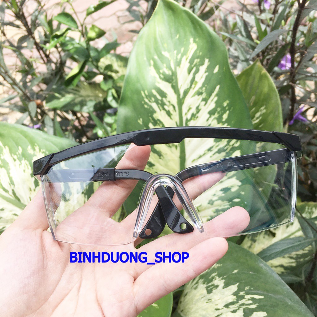Kính bảo hộ lao động bảo vệ mắt, chống bụi, sinh vật lạ - Kính Vuông bảo hộ đi đường