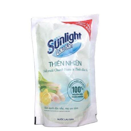 Nước Lau Sàn SUNLIGHT Hương Chanh Sả Túi 700ml ( Hàng KM )