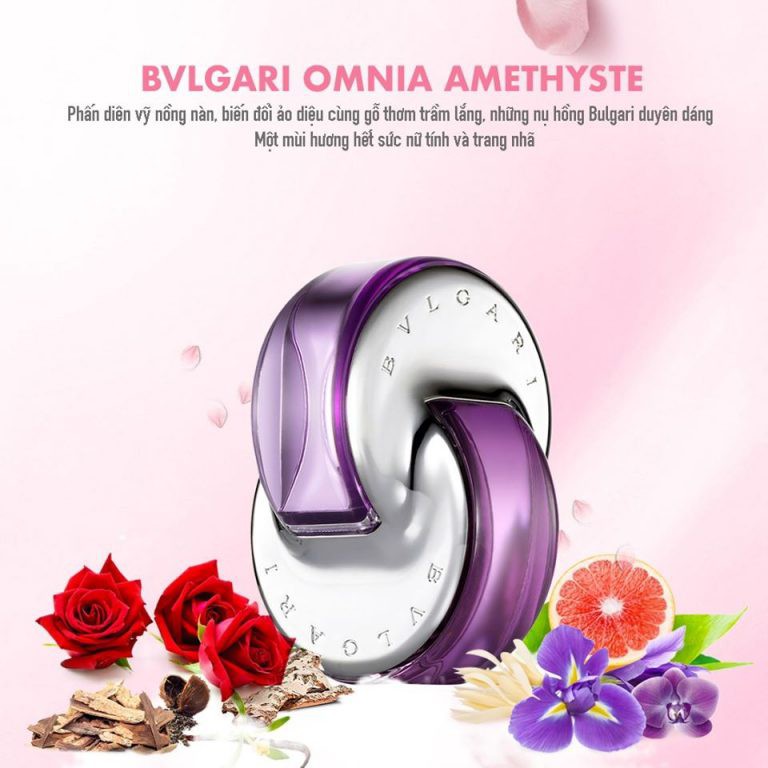 Nước Hoa Bvlgari Omnia Amethyste Quý Phái Và Tao Nhã, 65ml CHÍNH HÃNG 100%