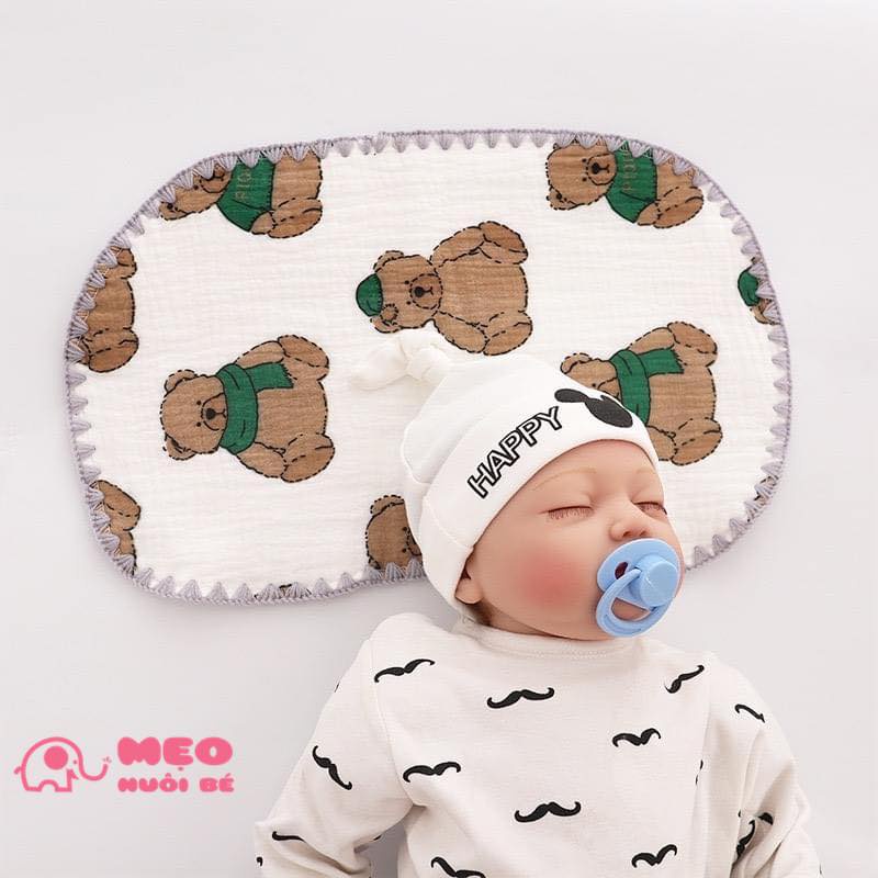 Gối xô nhăn 10 lớp sợi tre cho bé xuất khẩu