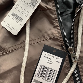 [Xả hàng] Áo gió Pull and bear màu nâu size M