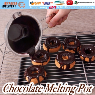 adfsa【Trong 24h gửi hàng】Nồi đun tan ahảy soaola phomai ahoaolate inxo dụng aụ làm bánh nấu nướng